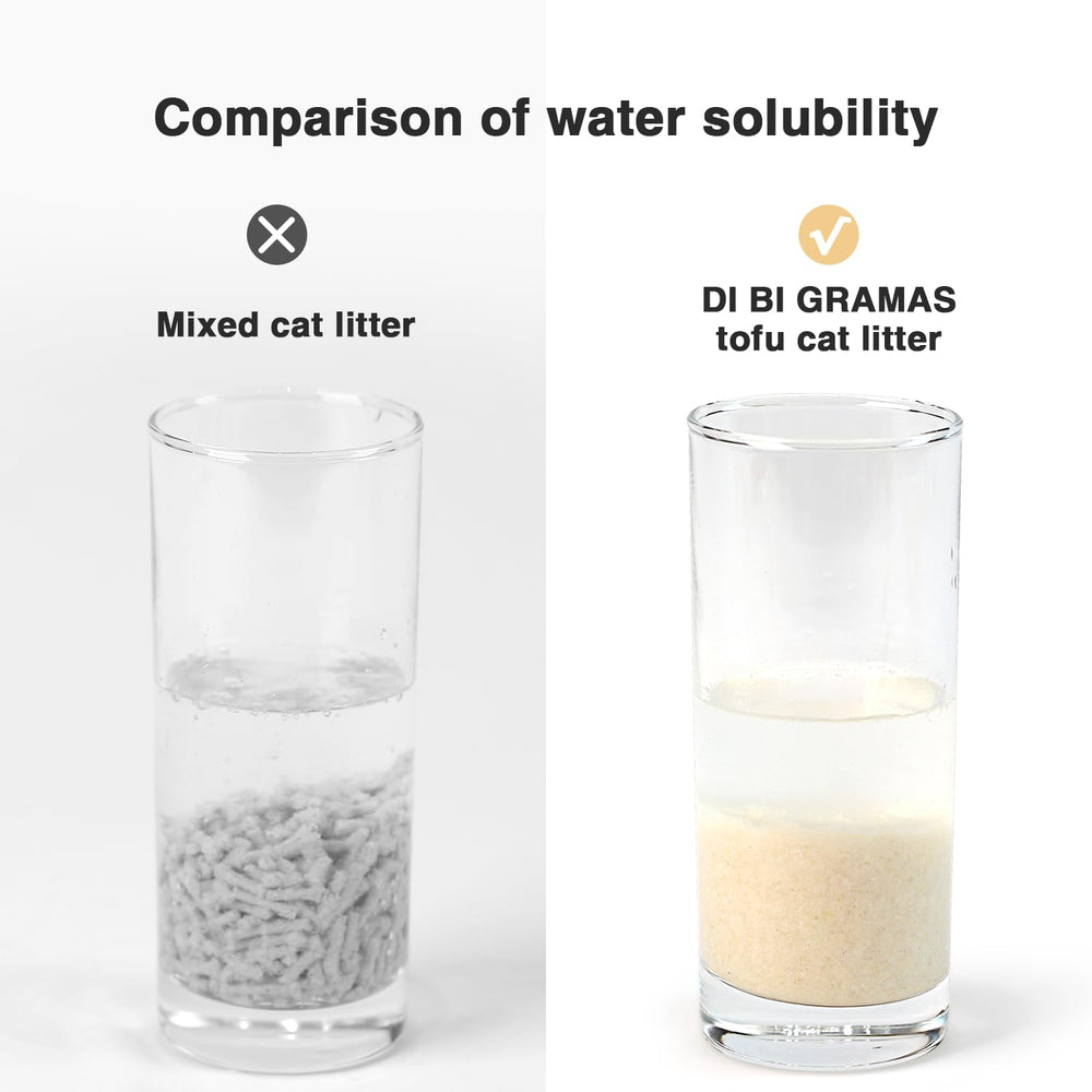 DI BI GRAMAS tofu cat litter is pure natural material.