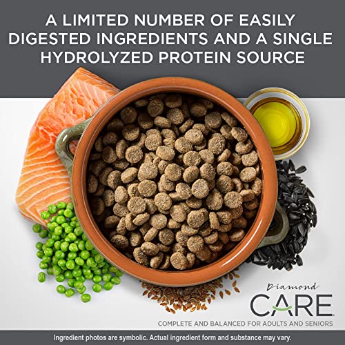 Diamond CARE hydrolyzed salmon single-protein formula for limited-ingredient meals