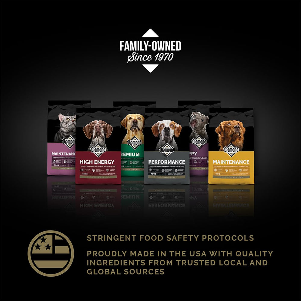 Diamond Maintenance kibble served in a bowl for convenient daily feeding.