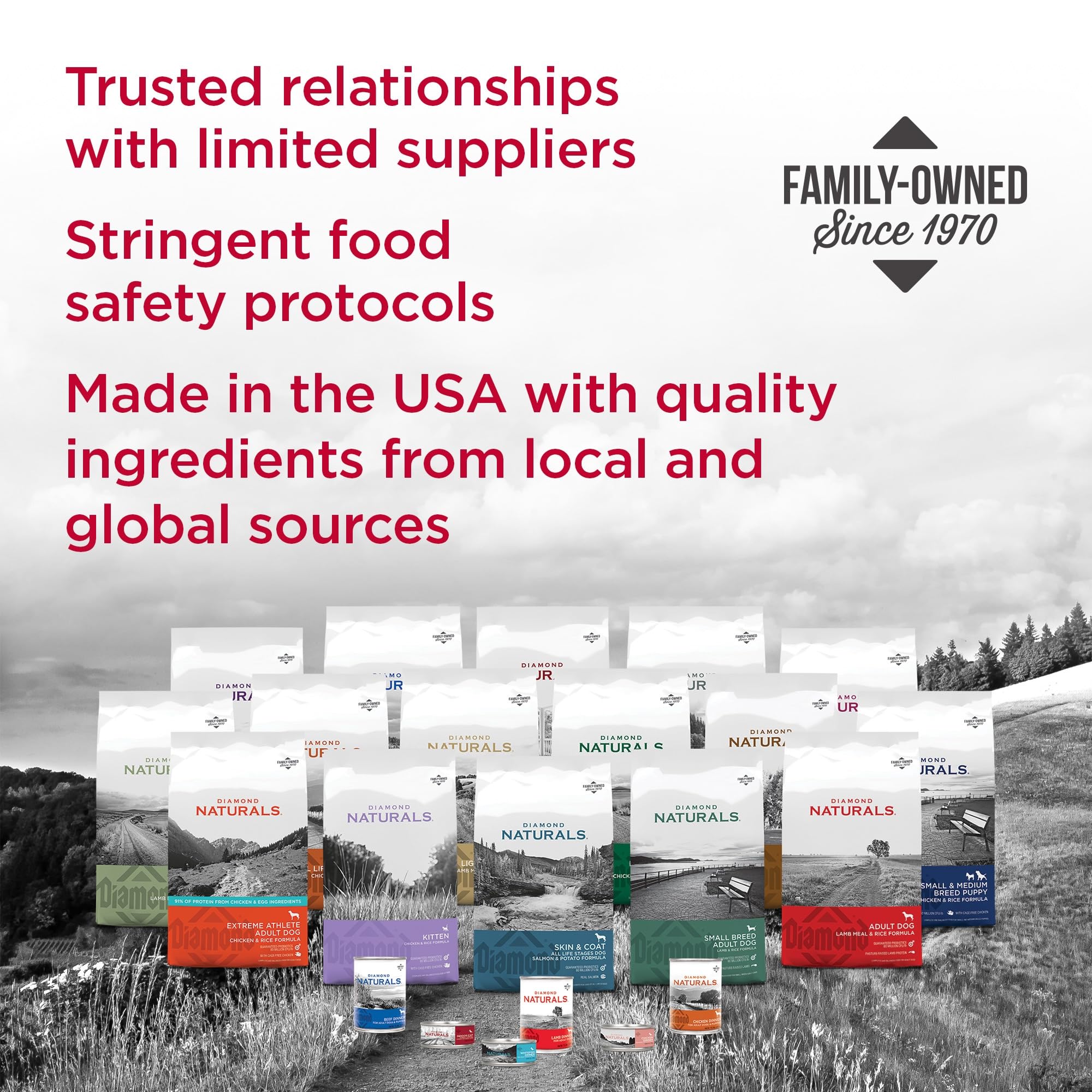 Diamond Naturals is made in the USA with trusted ingredients