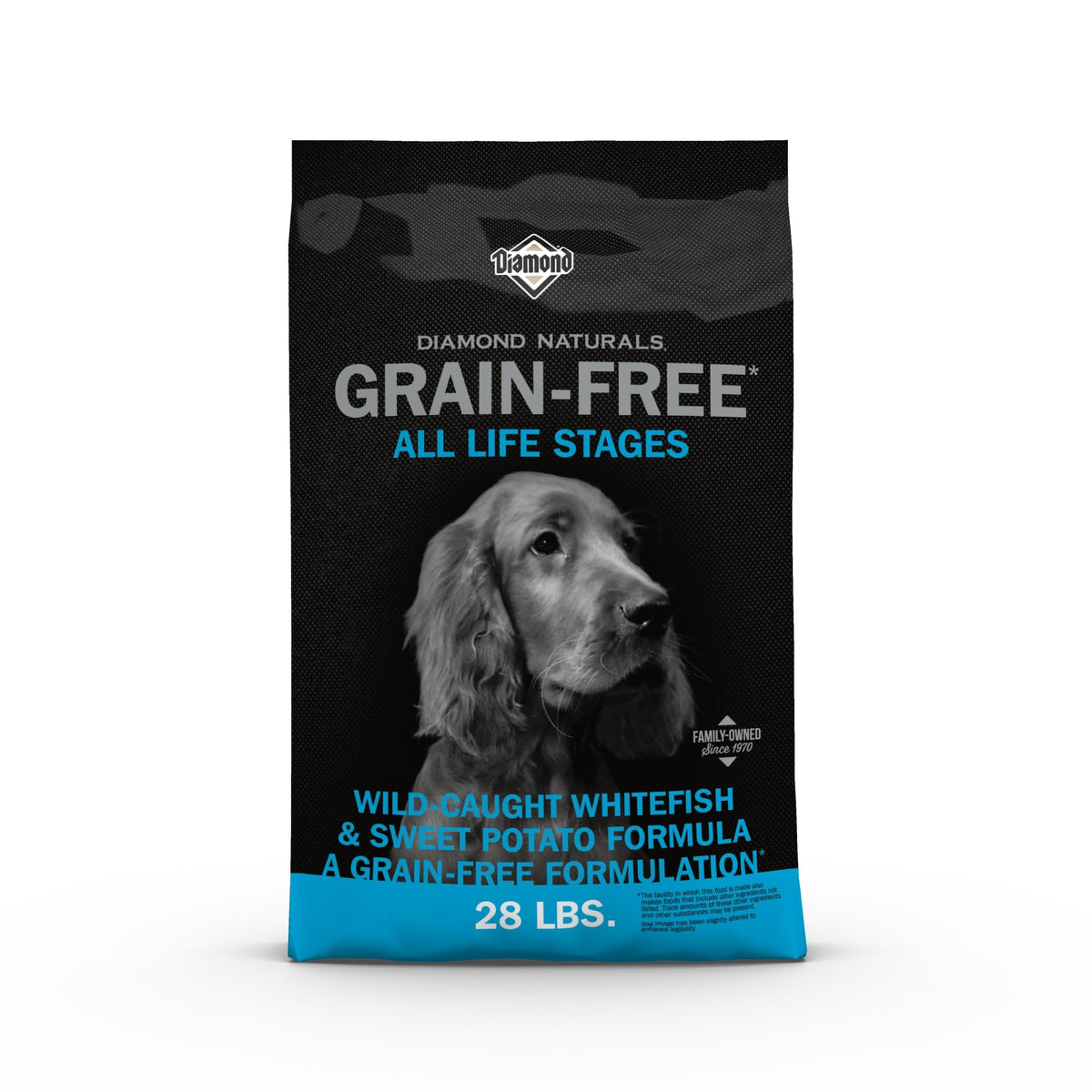 Diamond Naturals kibble with wild-caught whitefish enhances flavor and protein quality