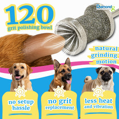 Diamondg bonded diamond grit on solid steel for durability