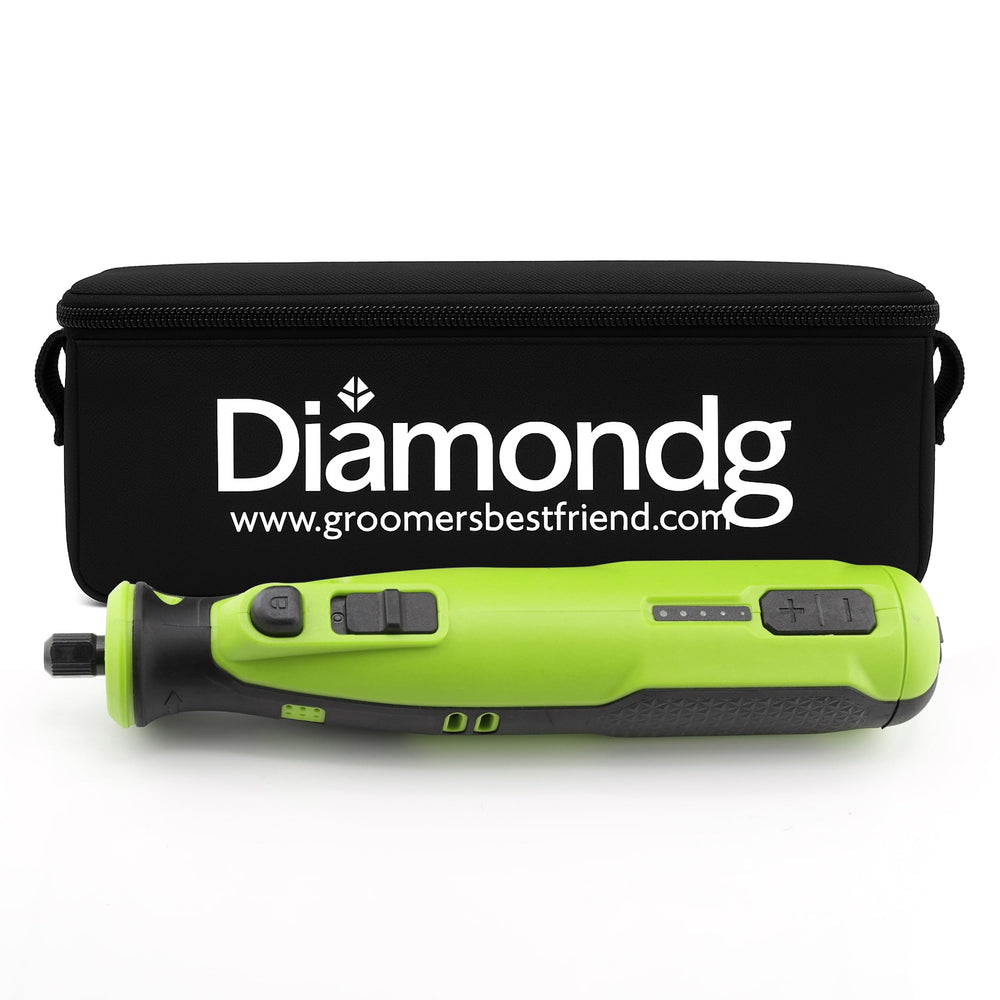 Diamondg cordless dog nail grinder with LED tip for precise trimming