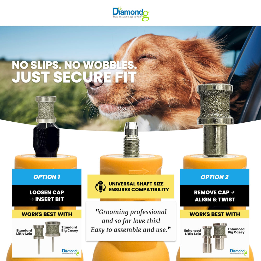 Diamondg low vibration reduces noise and keeps pets relaxed.