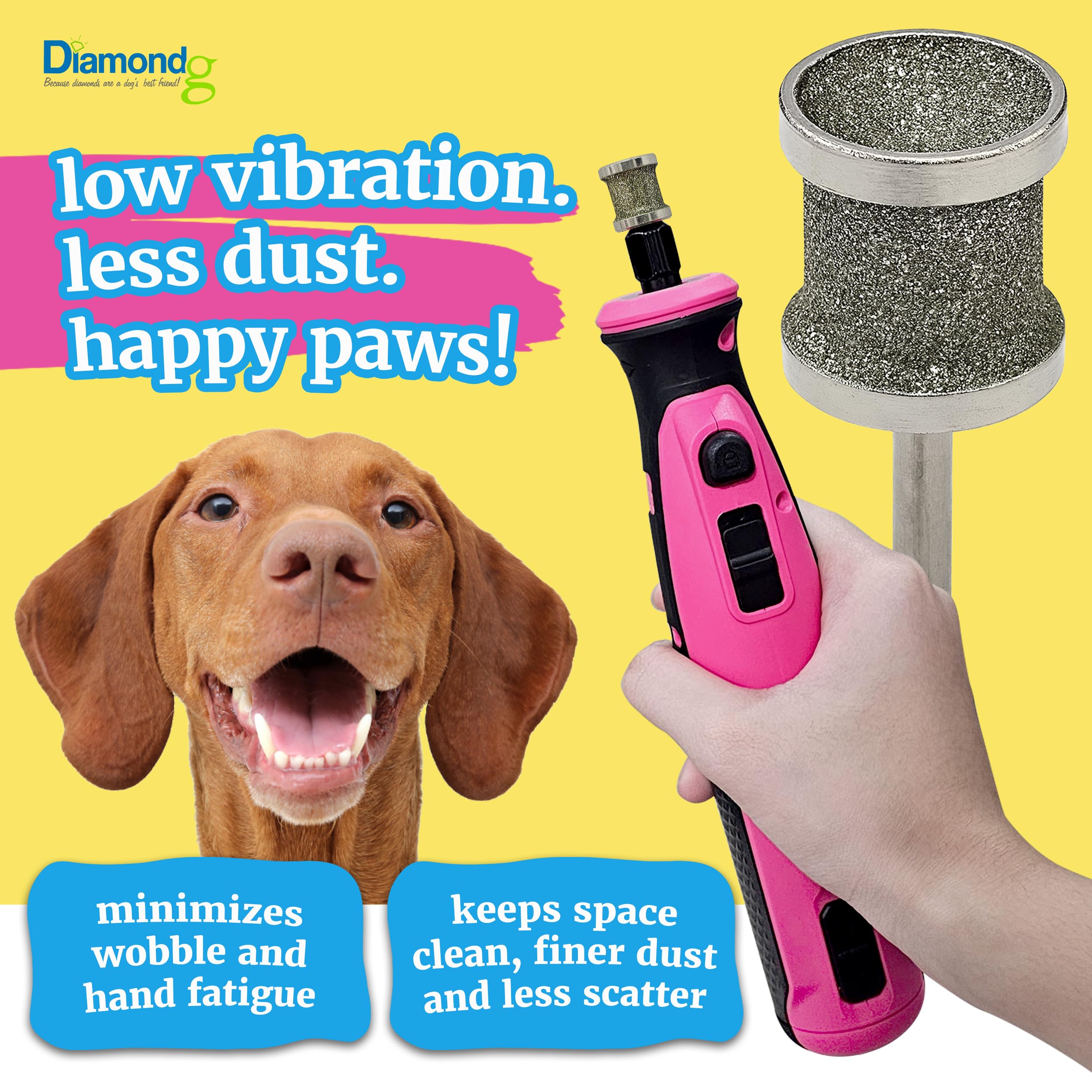 Diamondg compatible with Dremel and other tools, no extra attachments needed