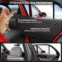 DIAMOOKY front headrest protection guarding against drool and paws