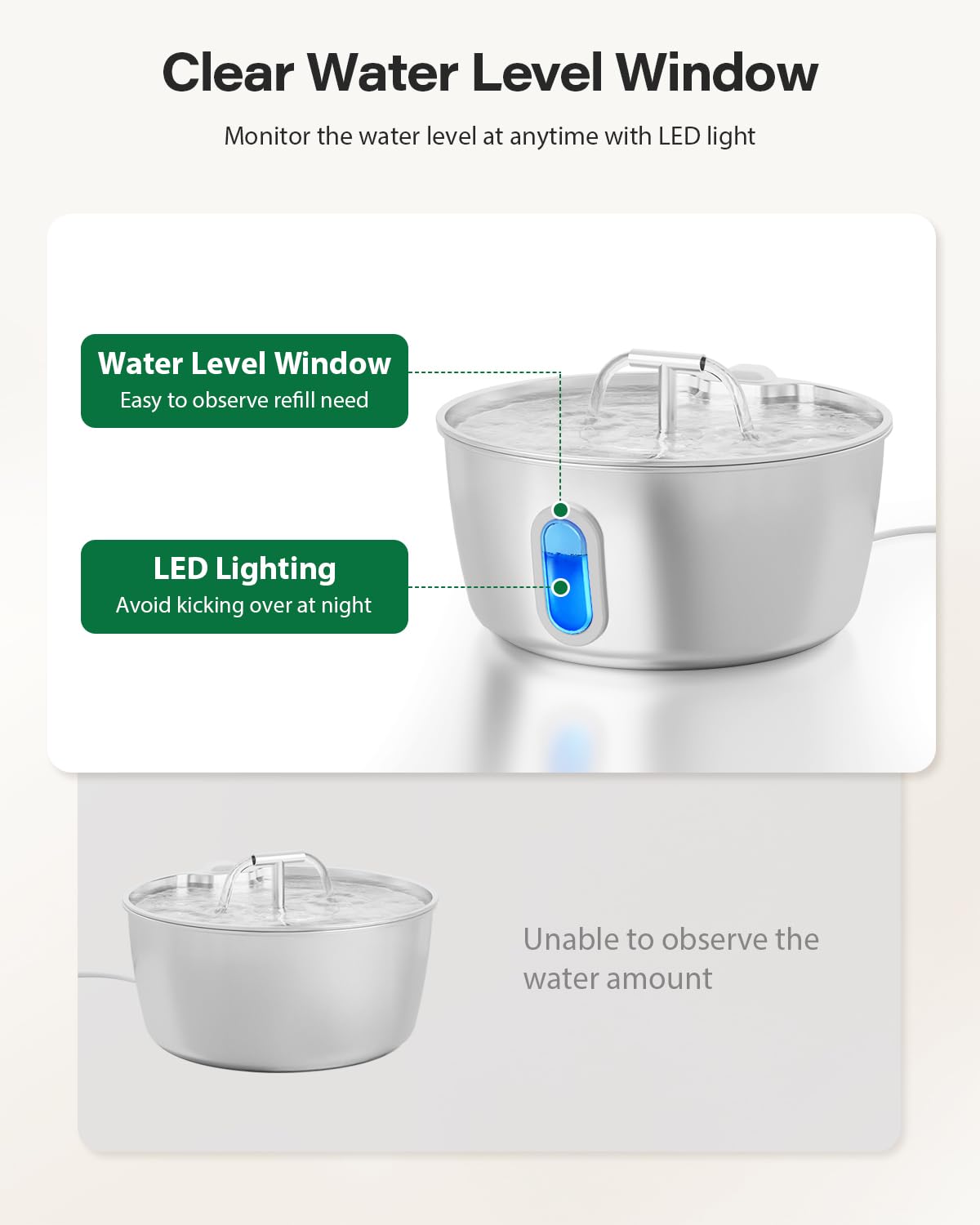 DIANU flowing water design encourages pets to drink more