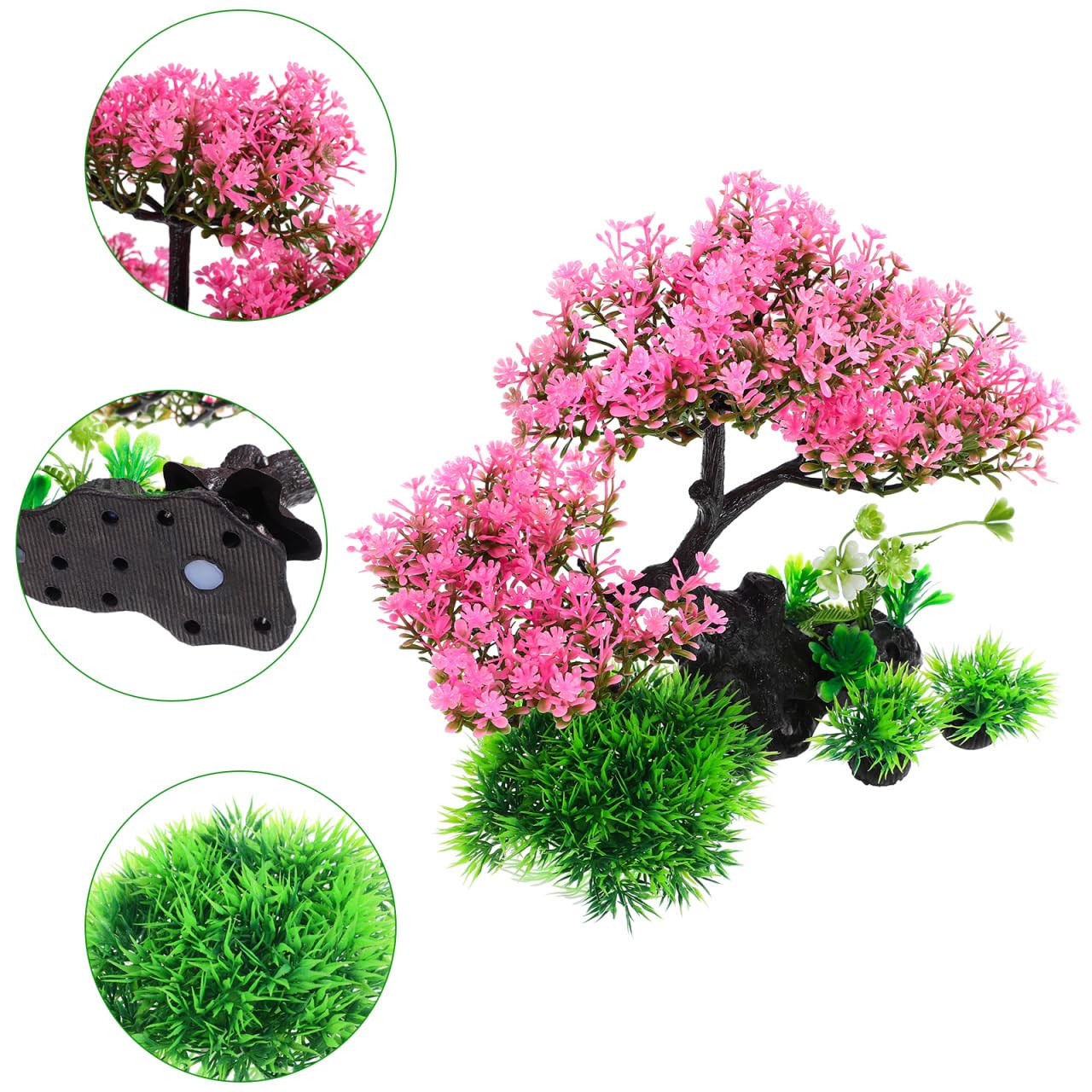 Didiseaon durable PVC plants resist fading and are easy to clean.