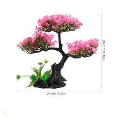 Didiseaon weighted base keeps decor stable in active tanks.