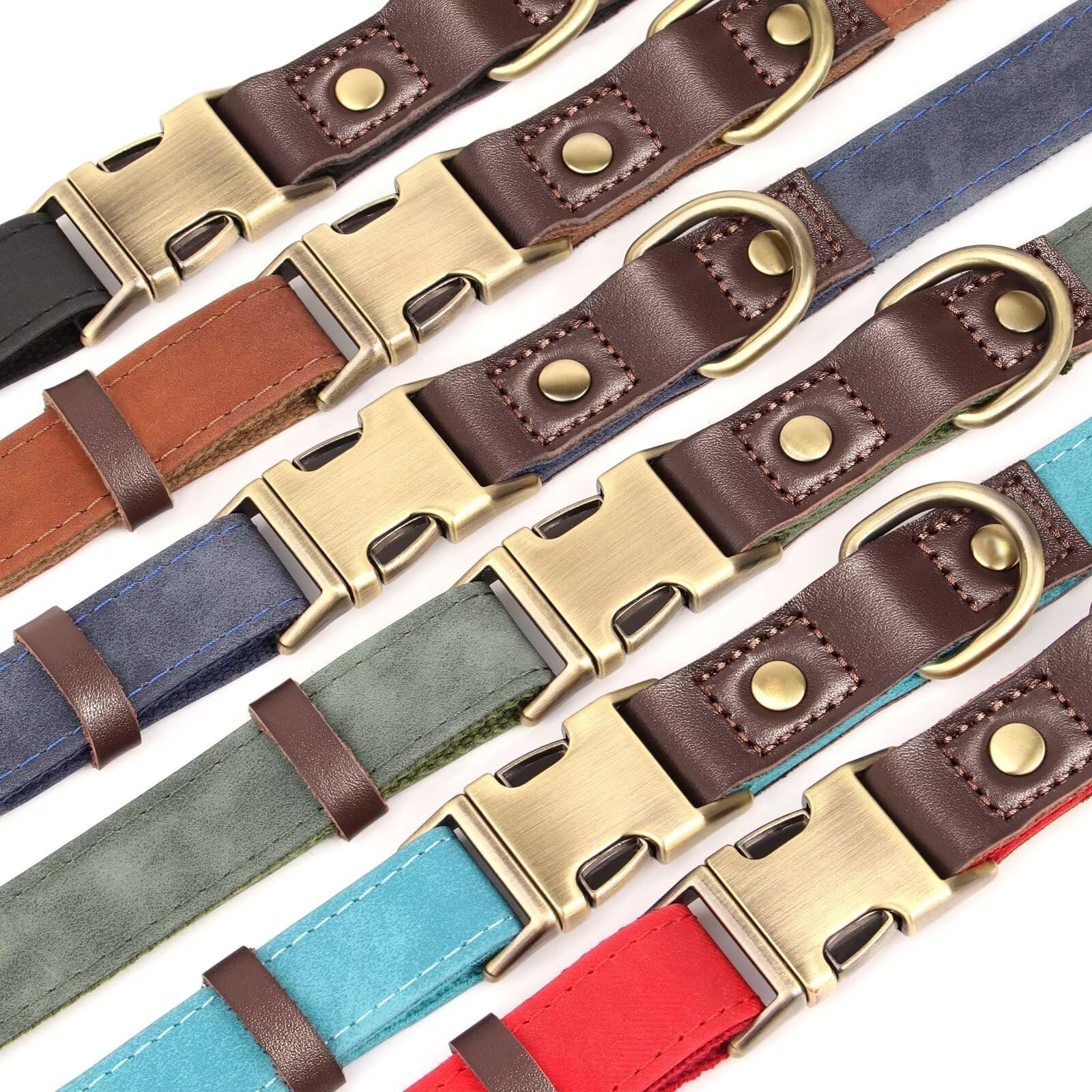 Didog classic reddish brown collar suits everyday activities like walking and travel.