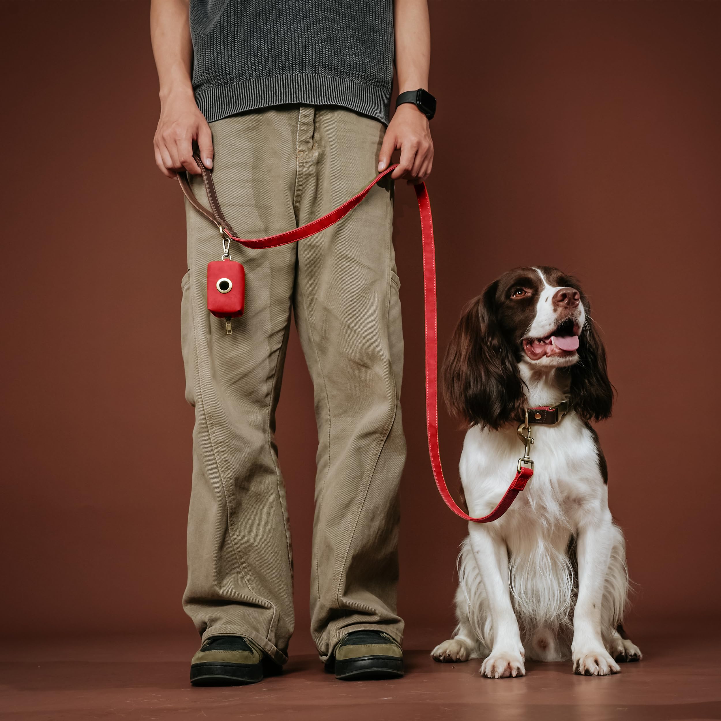 Didog dog collar with nylon lining interior for skin-friendly comfort