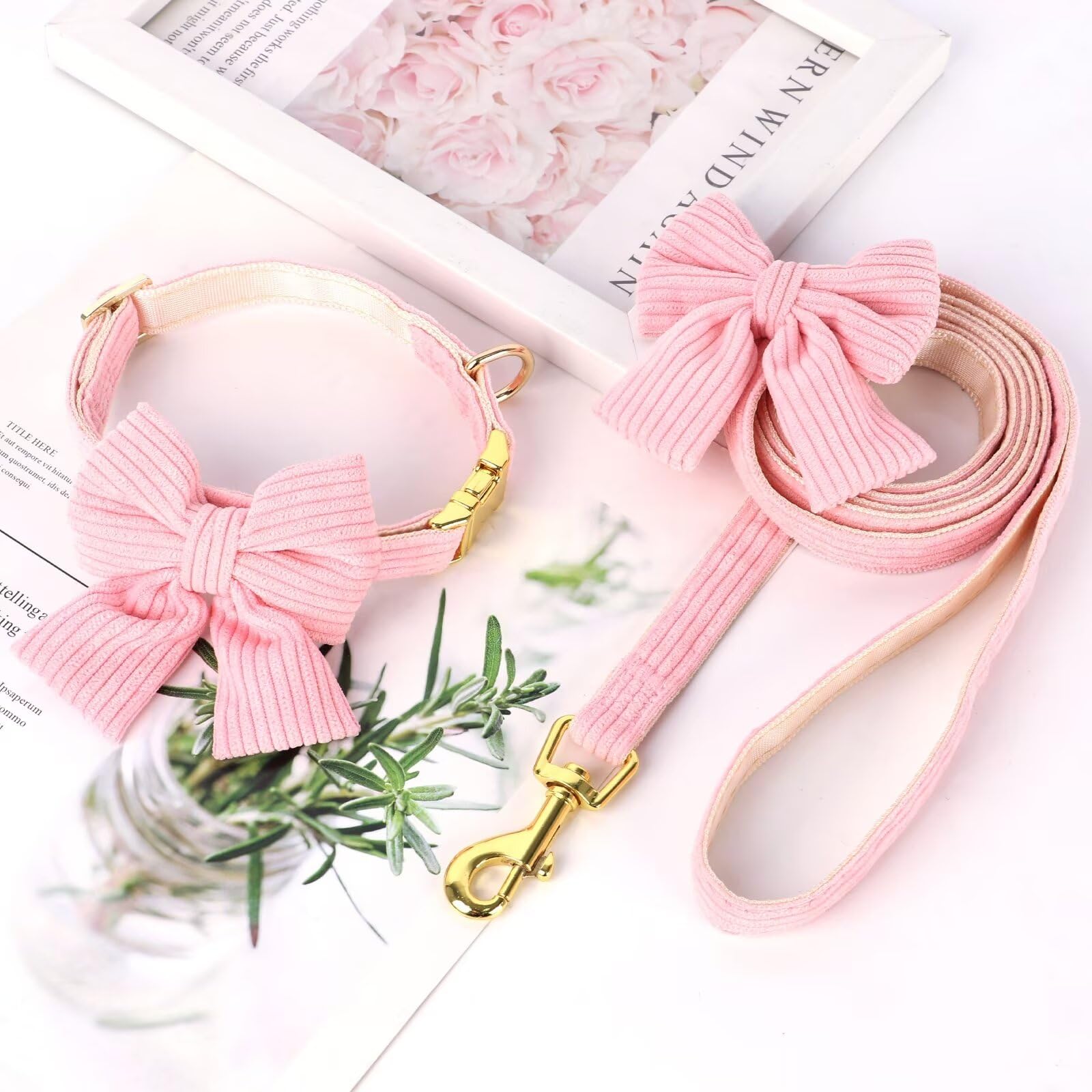 Didog golden-metal-accessories add a classy touch to outings.