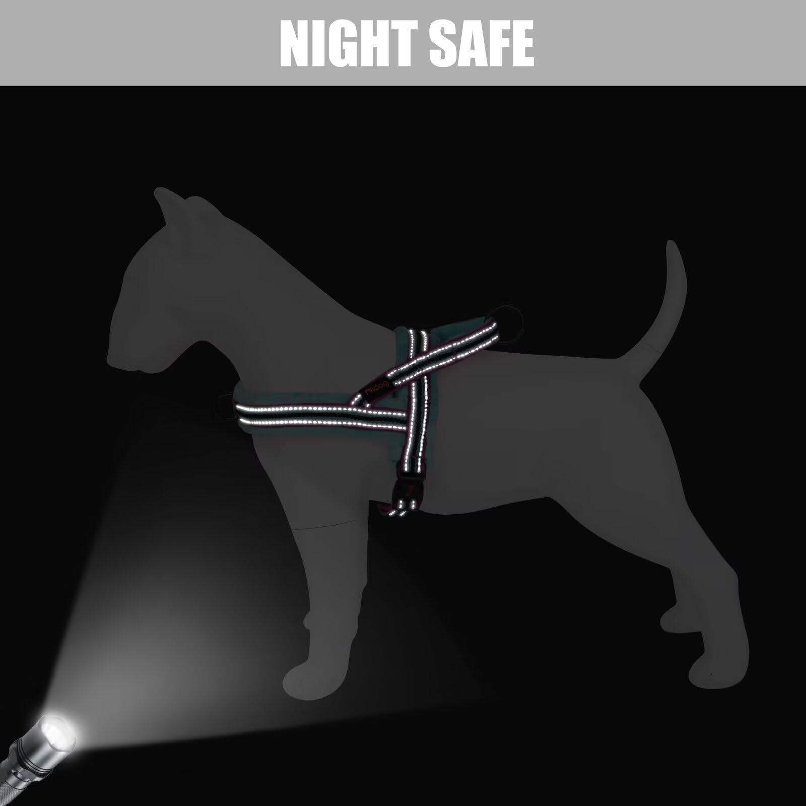 Didog durable nylon harness with lightweight design for everyday use.