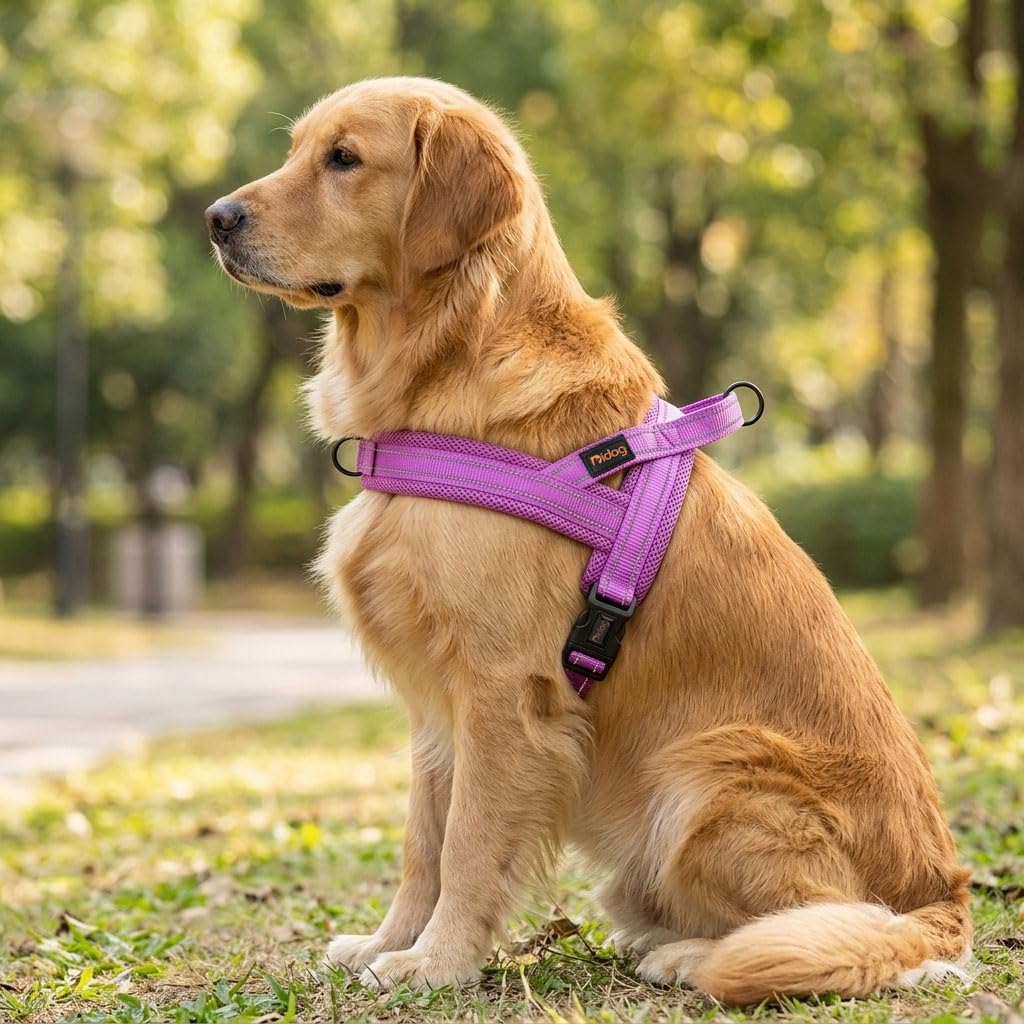 Didog soft mesh padding keeps dogs comfortable on long walks