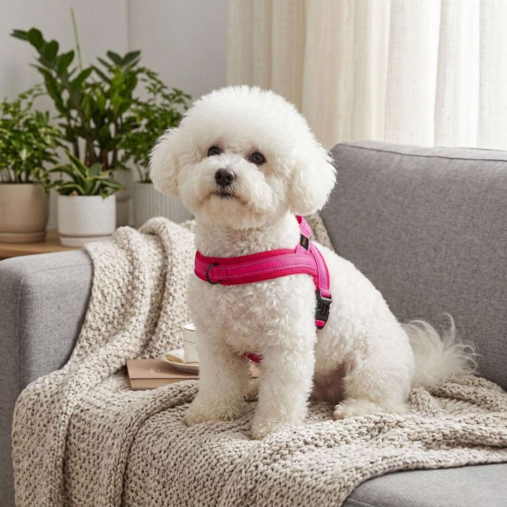 Didog No Pull No Pull harness soft mesh padding keeps tiny dogs comfortable