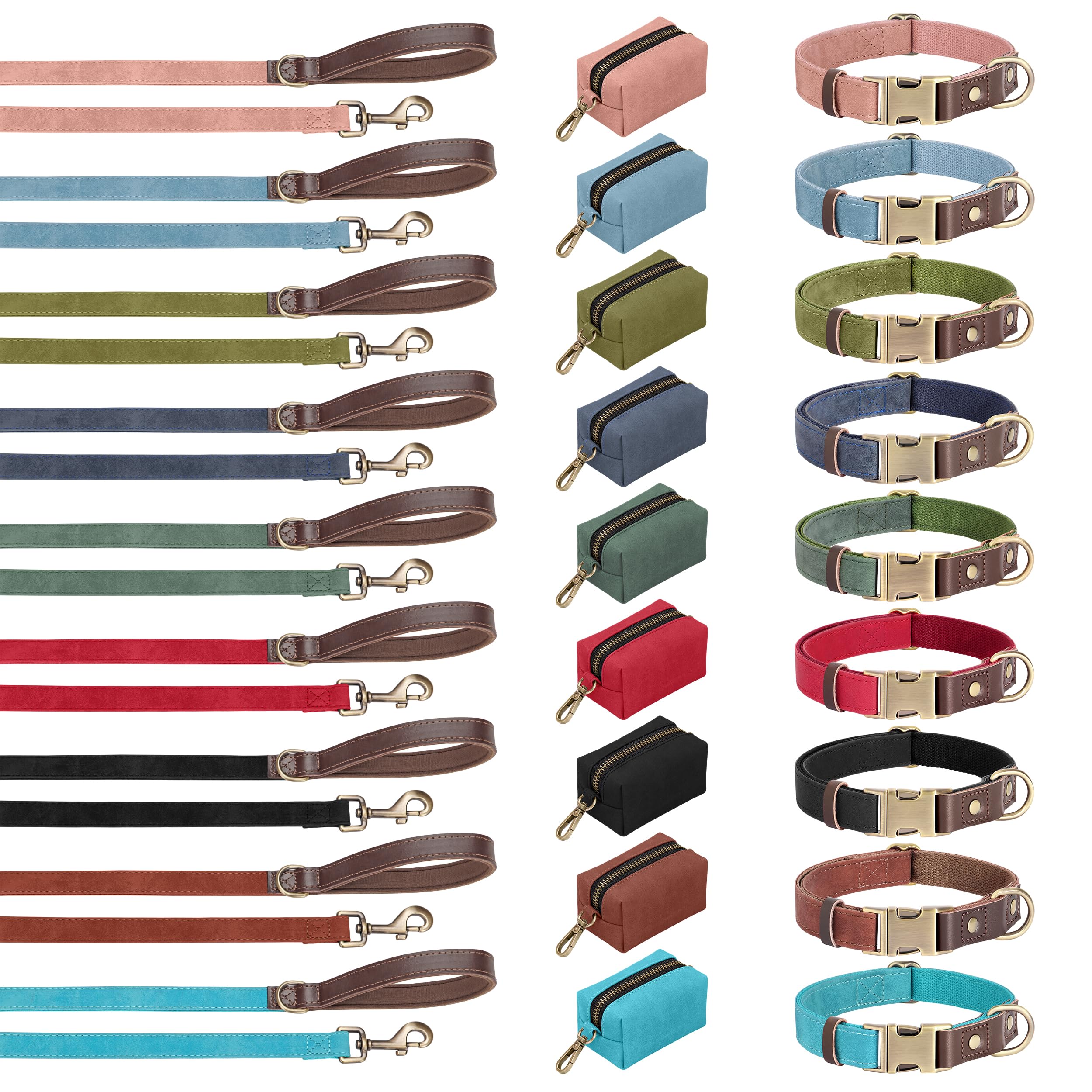 Didog leash includes D-ring on the handle for bags or accessories.