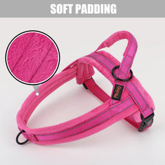 Didog no-pull design reduces tension with the front D-ring for calmer leash transitions.
