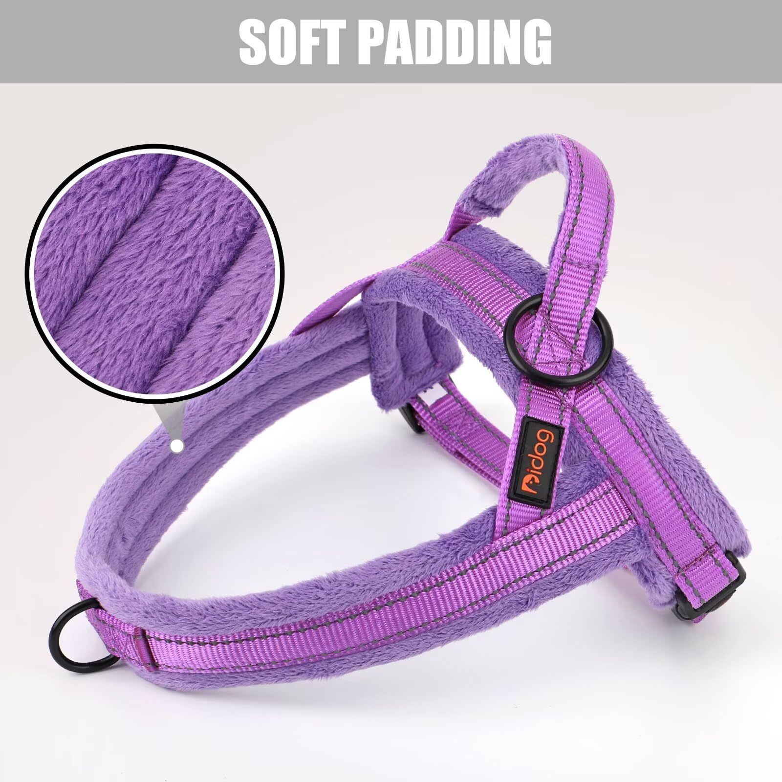 Didog reflective straps for better visibility at night.