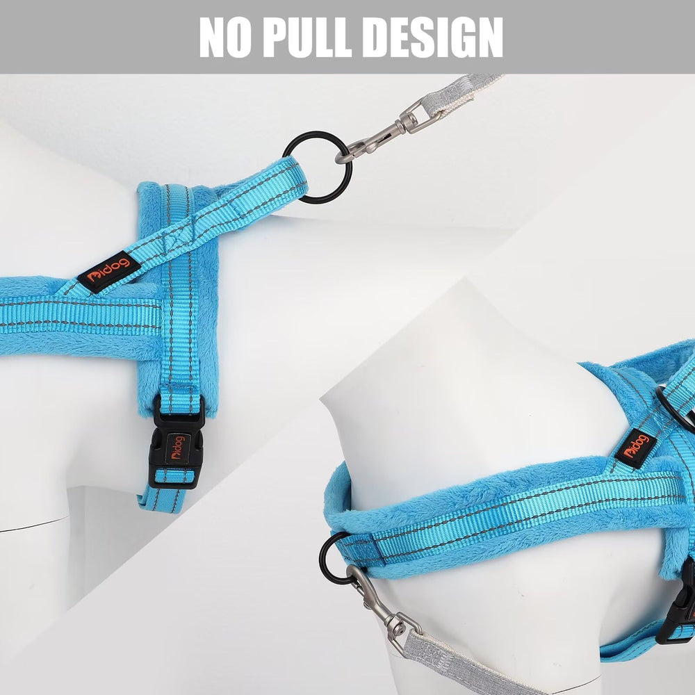 Didog soft fleece padding protects neck and back during walks