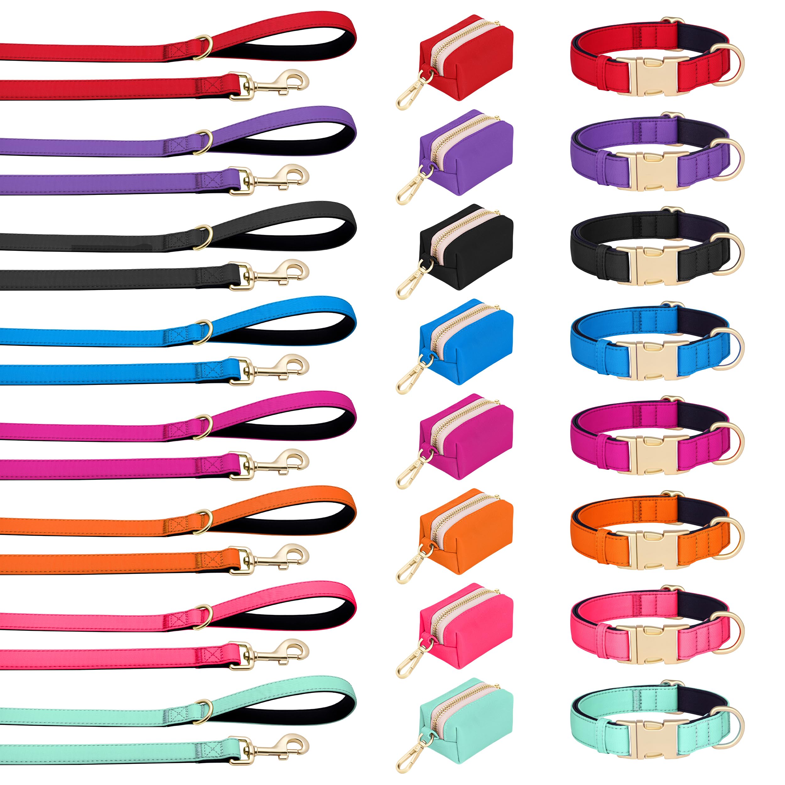 Didog soft padded collar elegant purple on dog, chic everyday look.