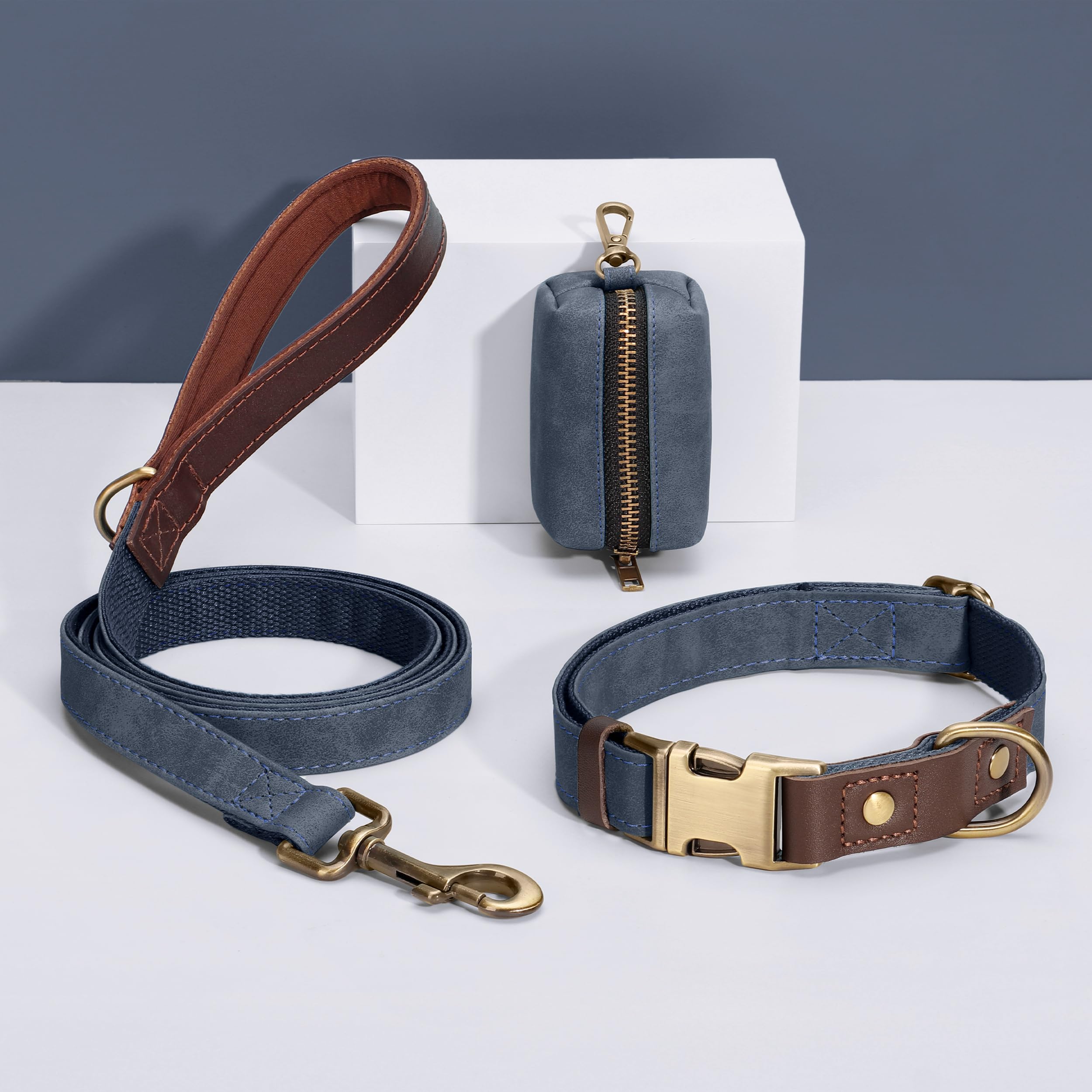 Didog offers matching collars and harnesses for a coordinated look.
