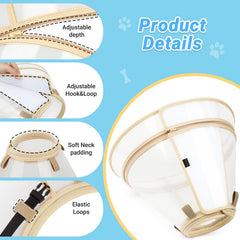 Didopet cone features four elastic neck rings for secure, adjustable fit.