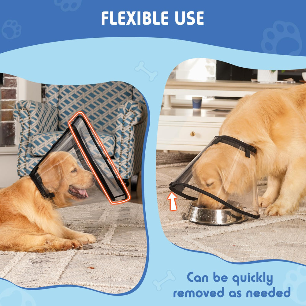 Adjustable Didopet cone with hooks provides a secure, comfortable fit.