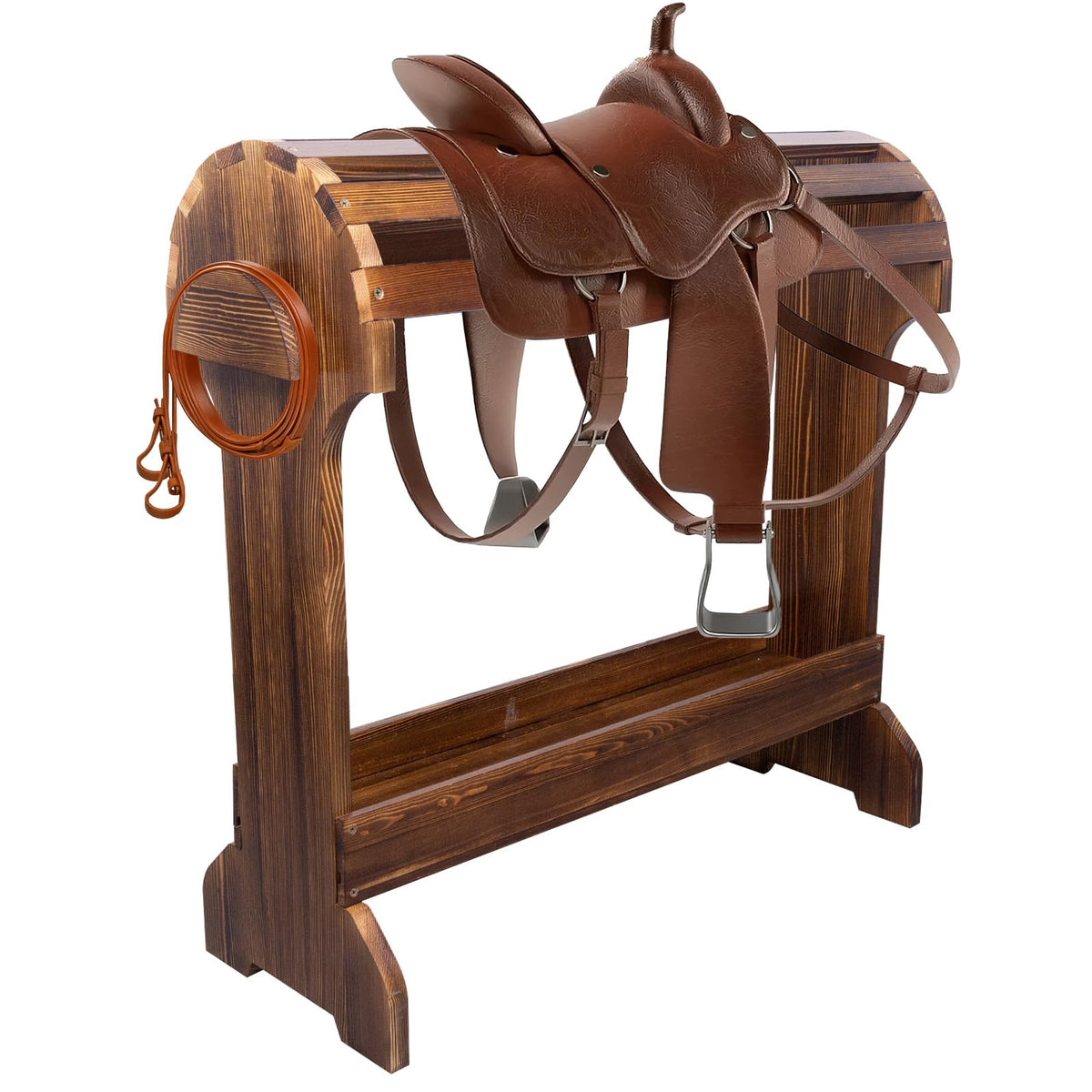DigNew saddle rack curved top supports natural saddle shape and reduces pressure points.