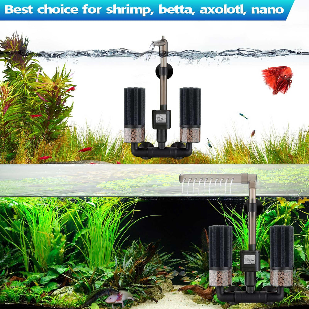 Digoos internal filter suitable for freshwater and saltwater tanks