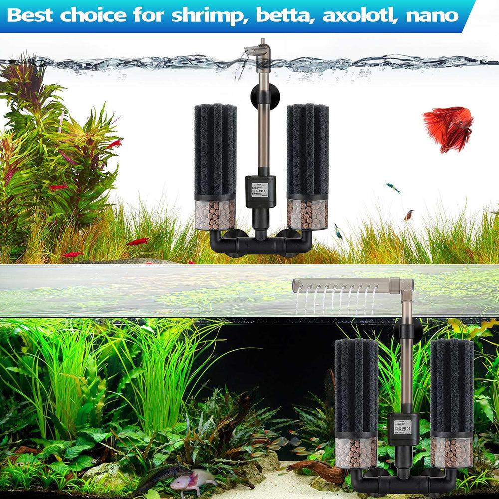 Digoos suction cups secure the setup for plug-and-play filtration.