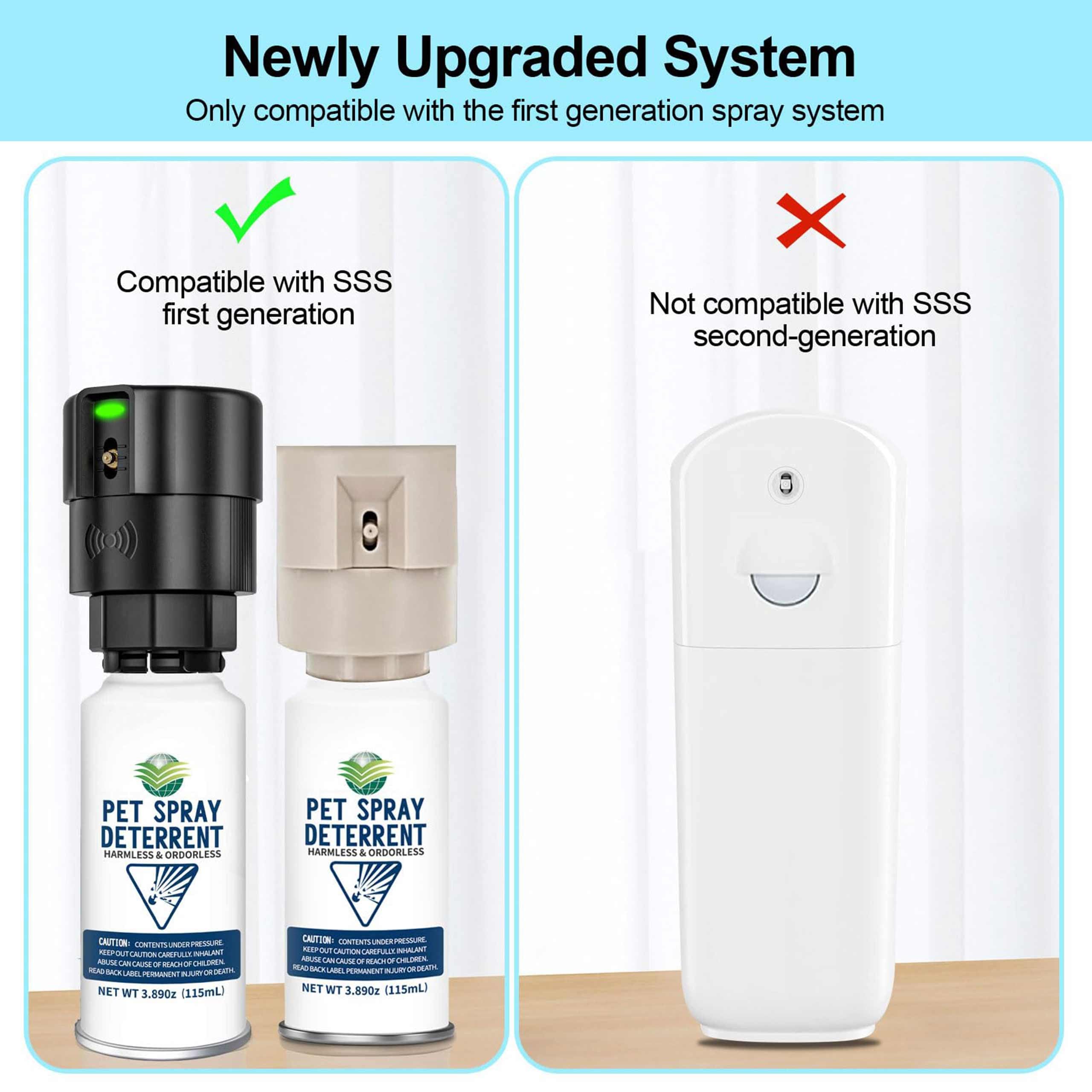 Diloqio cat spray deterrent system—works for both cats and dogs in mixed homes.