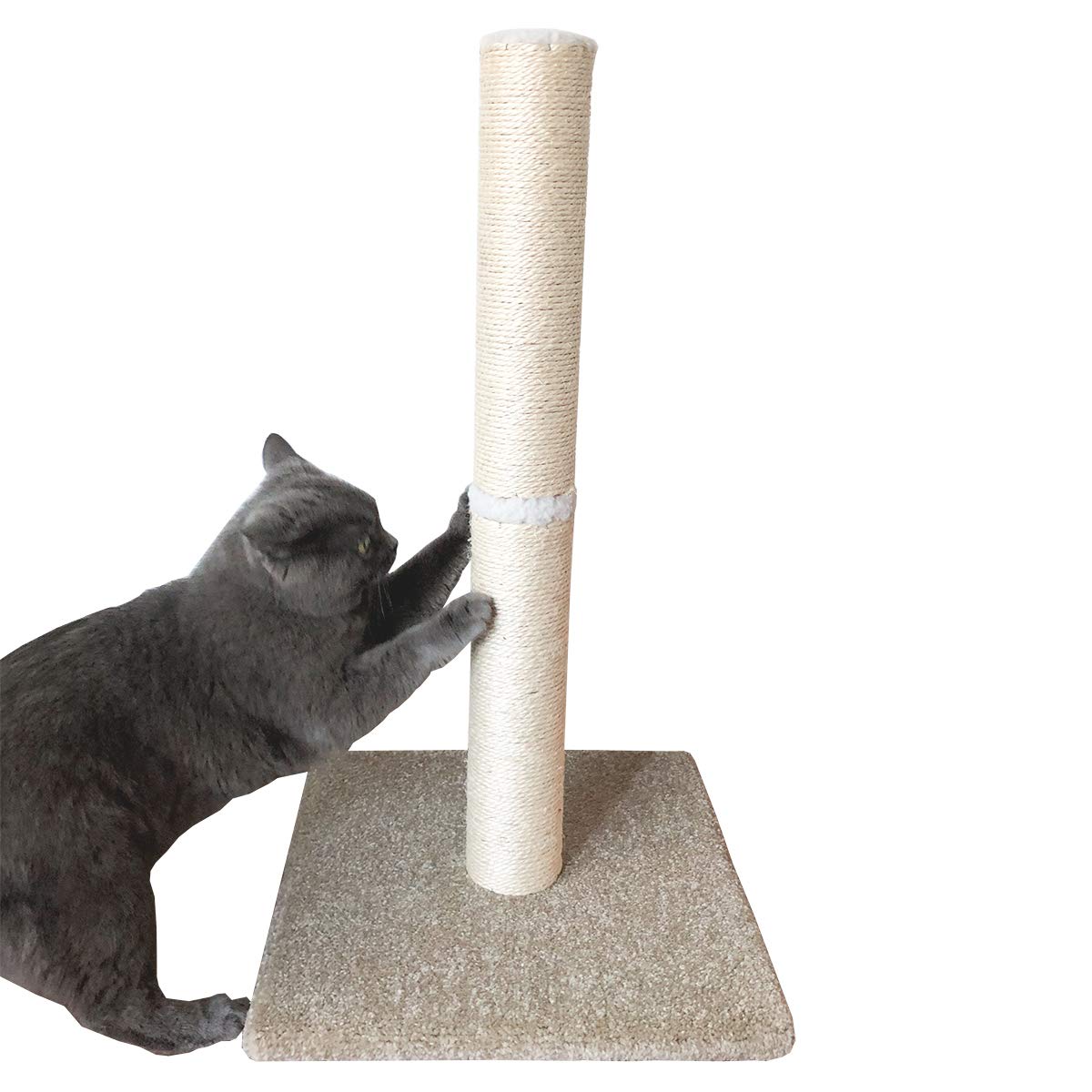 Dimaka has extra sisal rope for extended scratching surfaces