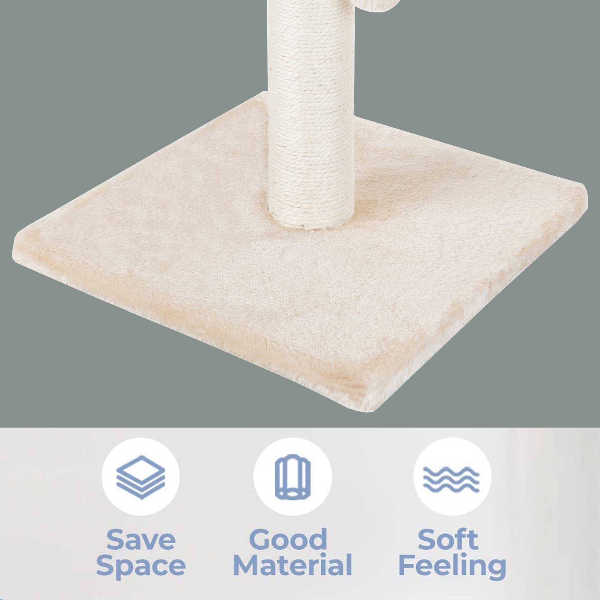 Dimaka suitable for large cats during high-energy scratching sessions.