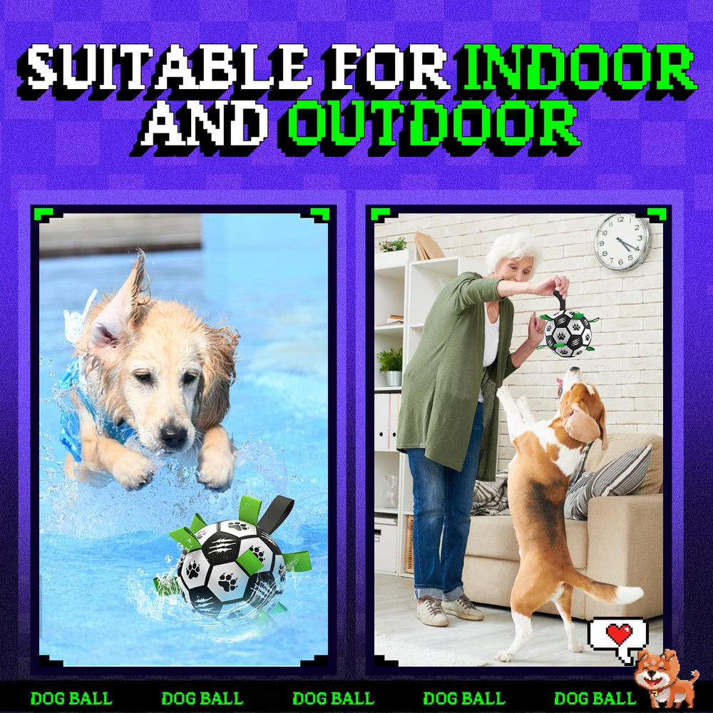 Diman outdoor dog ball for versatile fun on grass, sand, or indoors