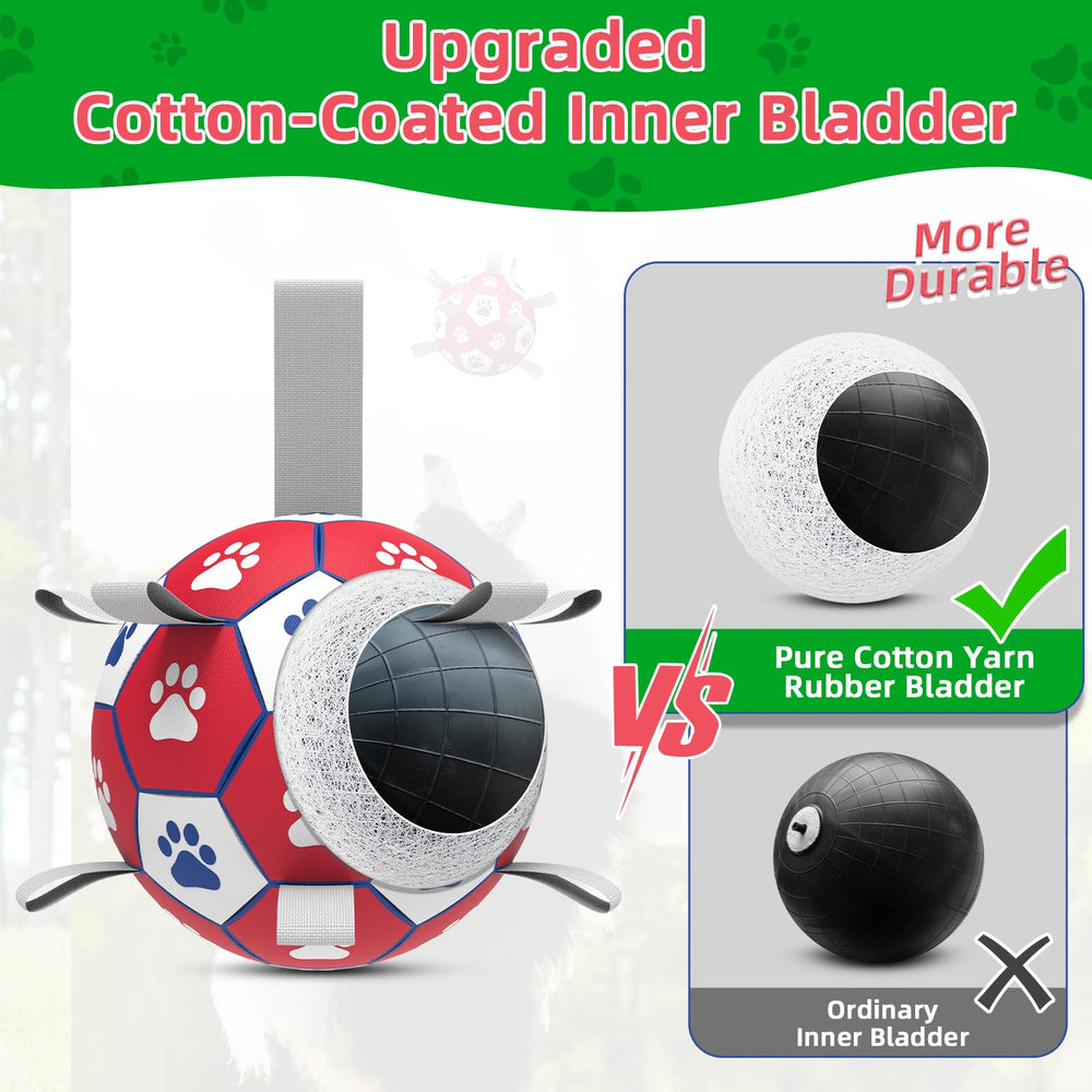 Diman large dog toy soccer ball designed for outdoor interactive play.