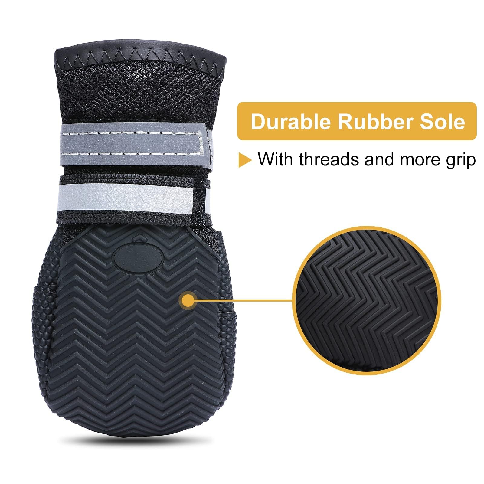 Dimicoo lightweight paw protectors keep paws light during daily walks.