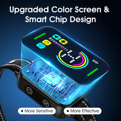 Dinjoo collar uses dual sensors to reduce false triggers during daily walks.