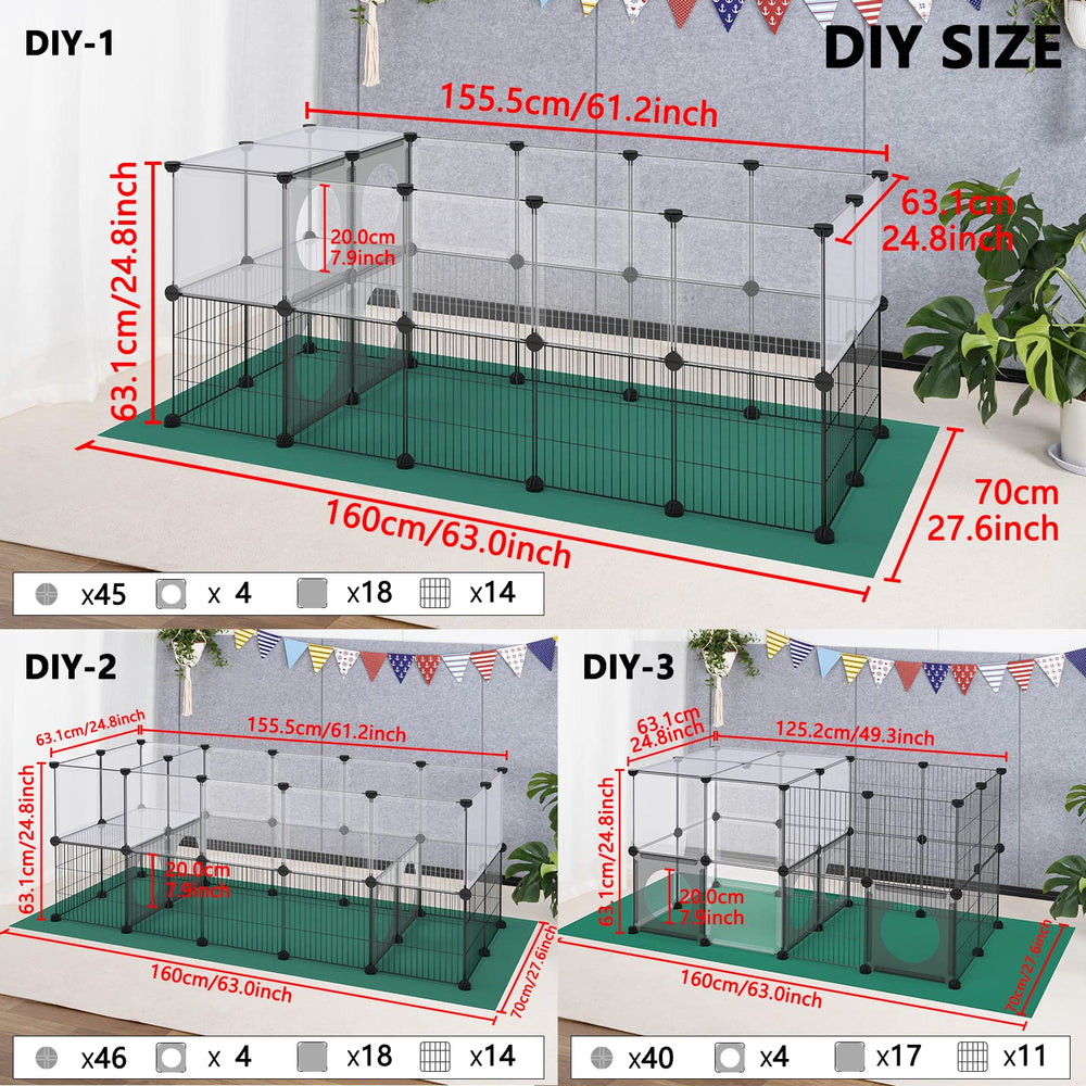 DINMO playpen oxford cloth floor mats protect floors and cushion paws.