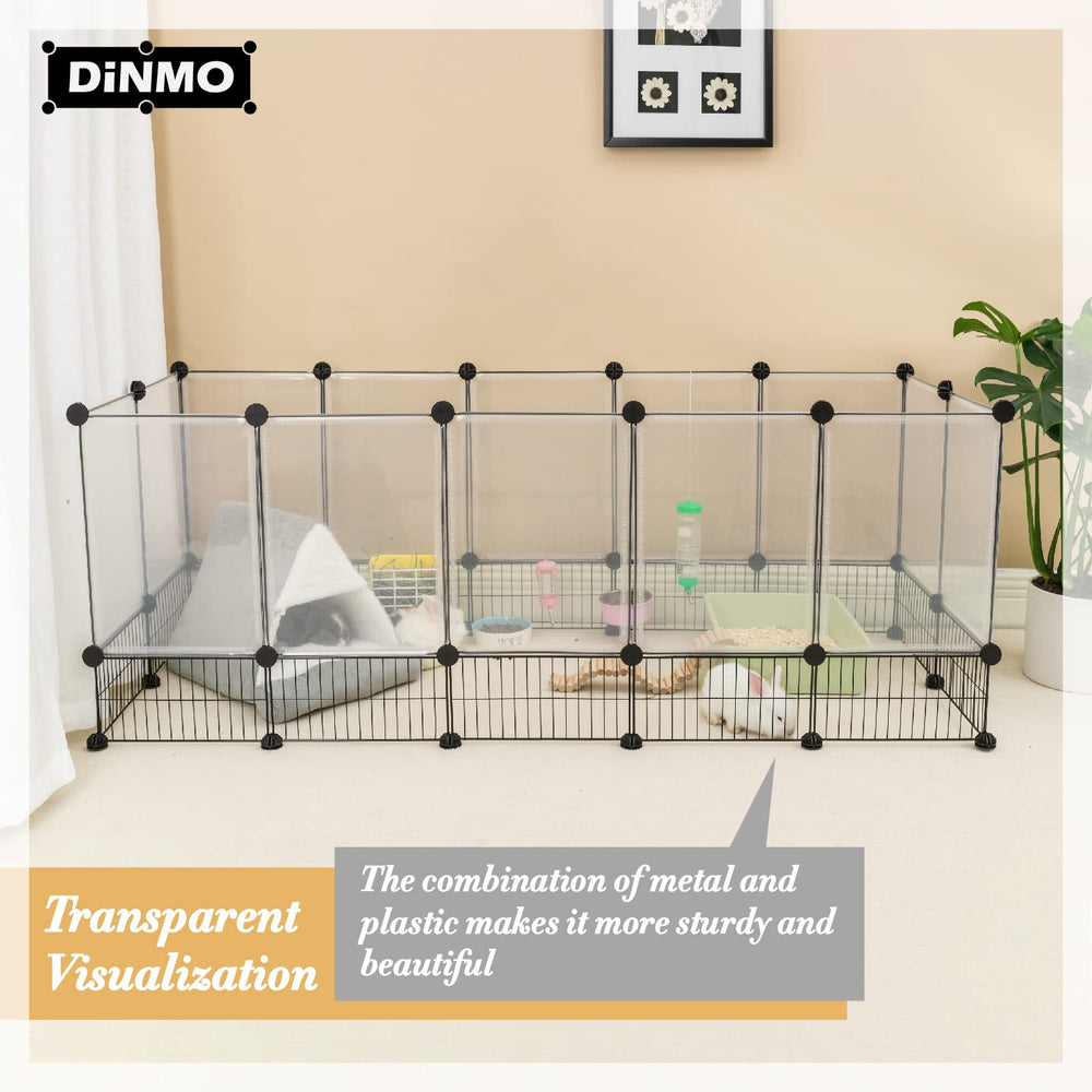 Transparent PP-sheet exterior offers clear visibility for supervision.