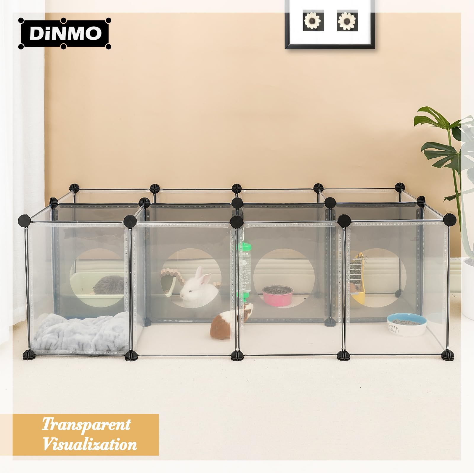 DINMO playpen visualization through panel, helps you stay connected with your small friends