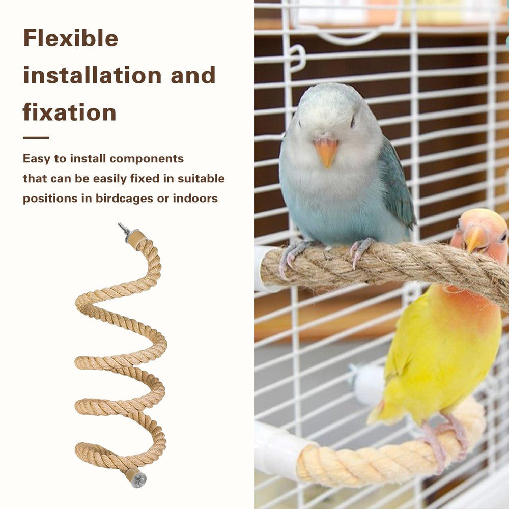 DINTSTYLE bendable perch design lets you reshape to fit cages