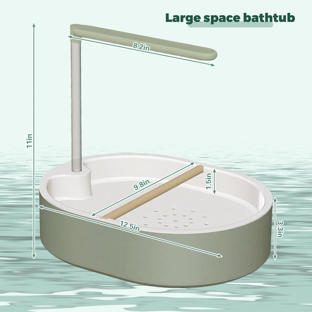 DINTSTYLE bird shower fountain shows a multi-outlet design for gentle water flow.