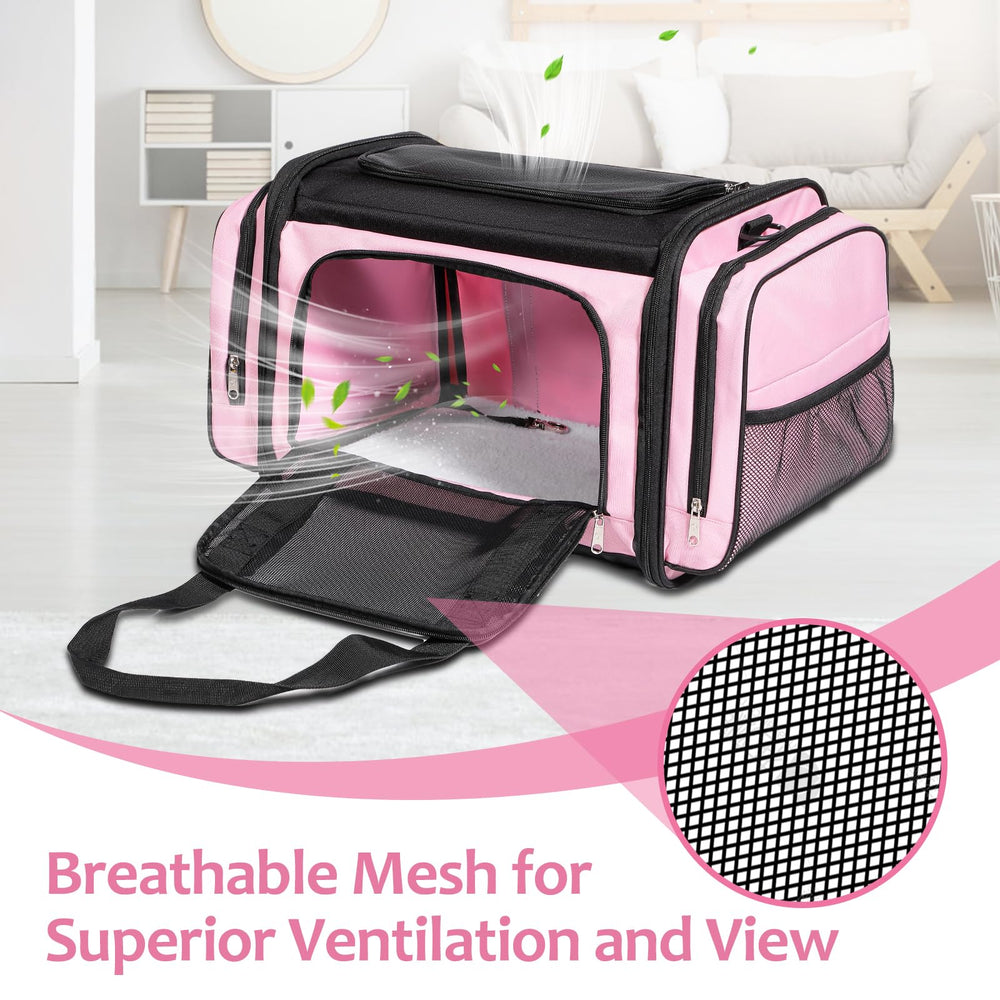 Discala travel comfort inside view shows roomy interior for pets