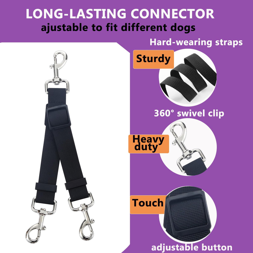 DISCPETSEC adjustable belt fits a wide range of dog sizes
