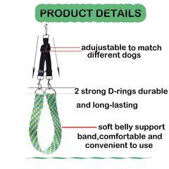 DISCPETSEC dog grooming belly strap clip attachment demonstrates quick dependable fastening