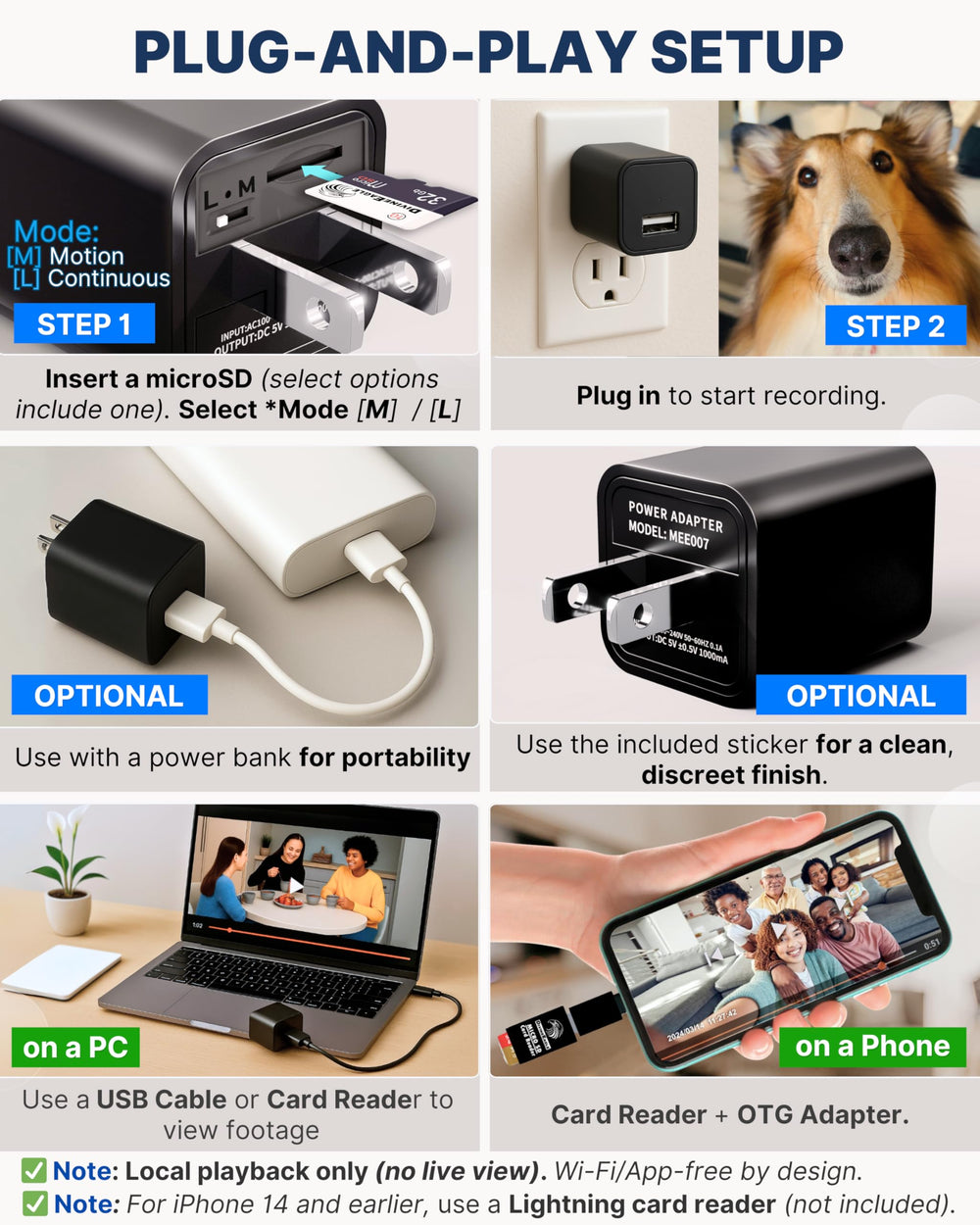 DIVINEEAGLE Dome Cam plug-in setup shows quick installation for immediate use.