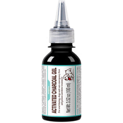 Diytoolsman activated charcoal gel for dogs bottle pour enables rapid toxin binding.