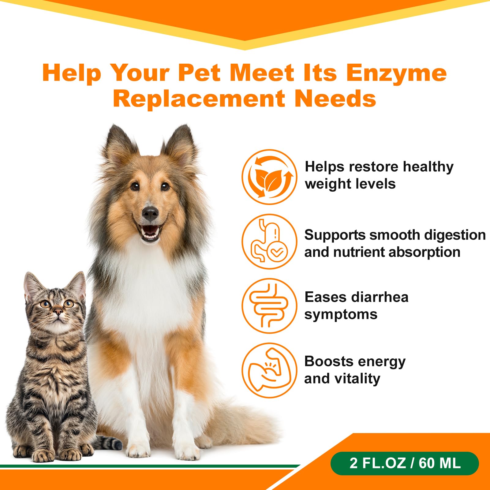 diytoolsman Pancreatic Enzymes for Dogs dropper administration makes dosing simple