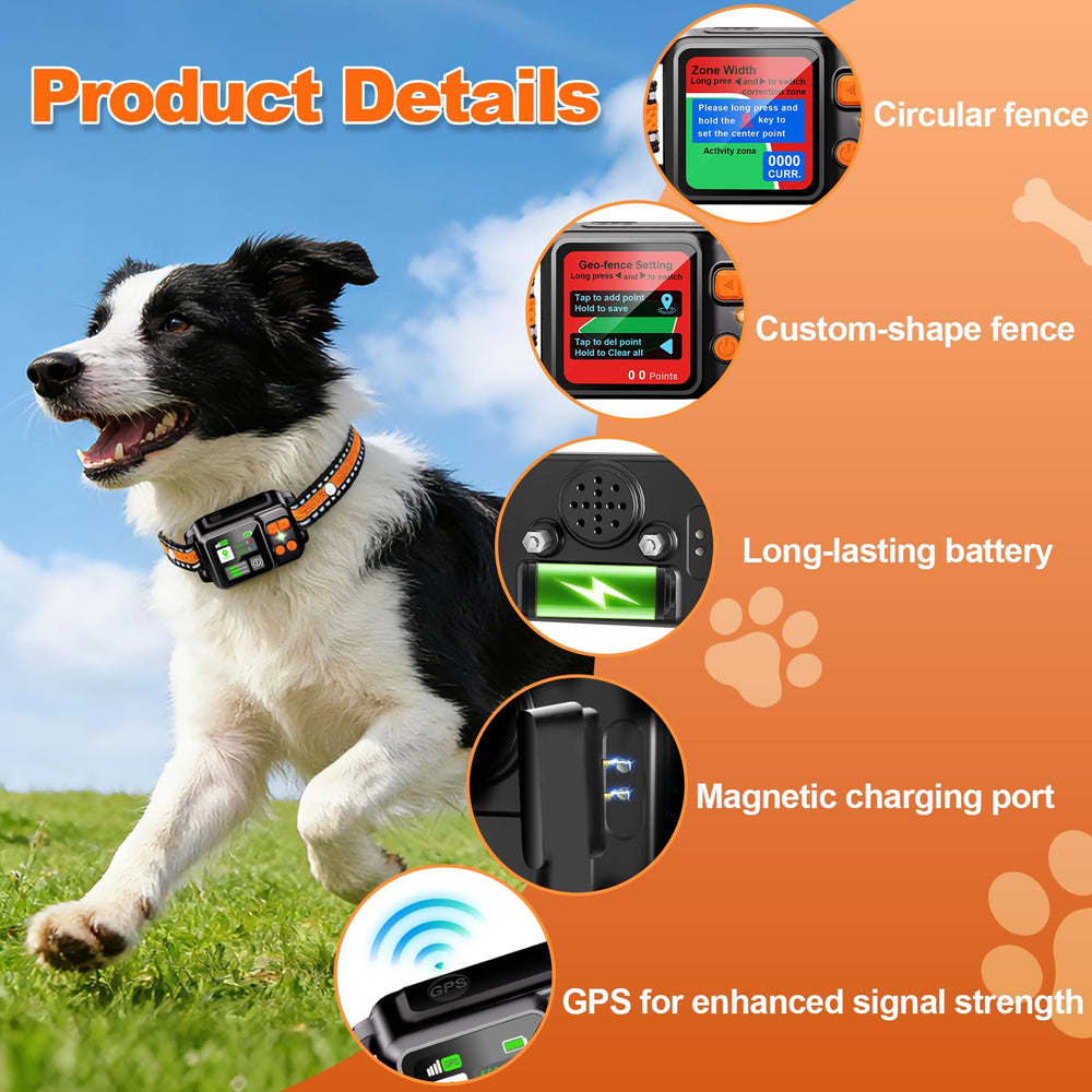 DJNFGQ rechargeable dog fence battery demonstrates fast charging and long runtime.
