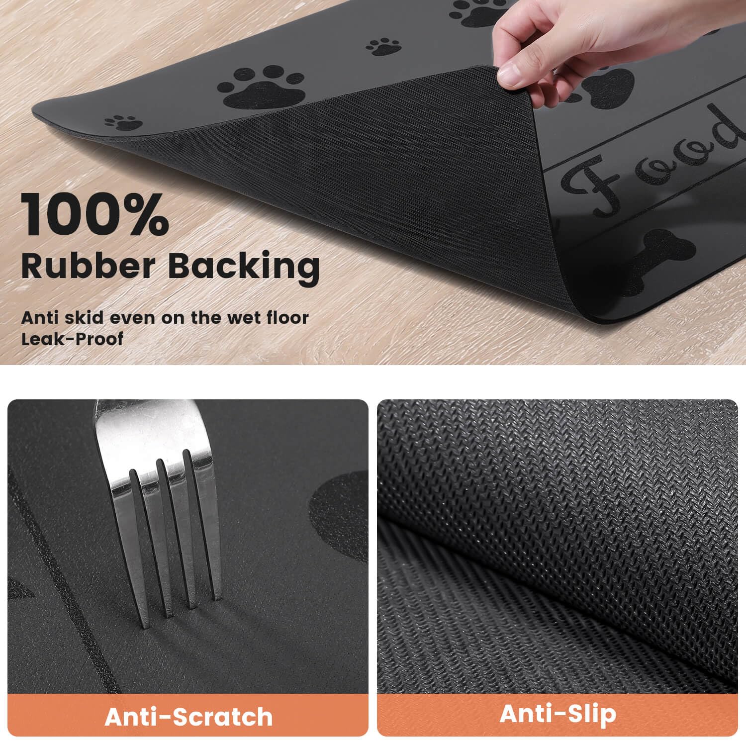 DK177 durable, pet-friendly mat resists tearing for long-lasting use.